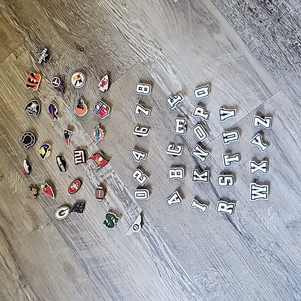Lot of Crocs Jibbitz